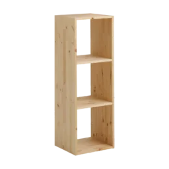 Etagère bois massif 3 cases Elio