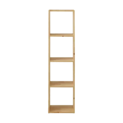Etagère bois massif 4 cases Elio