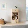Etagère bois massif 8 cases Elio