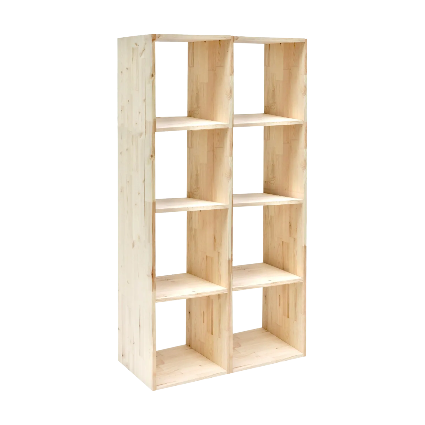 Etagère bois massif 8 cases Elio
