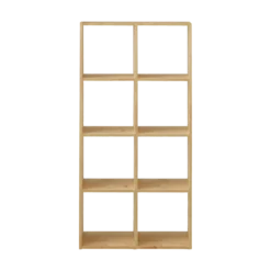 Etagère bois massif 8 cases Elio