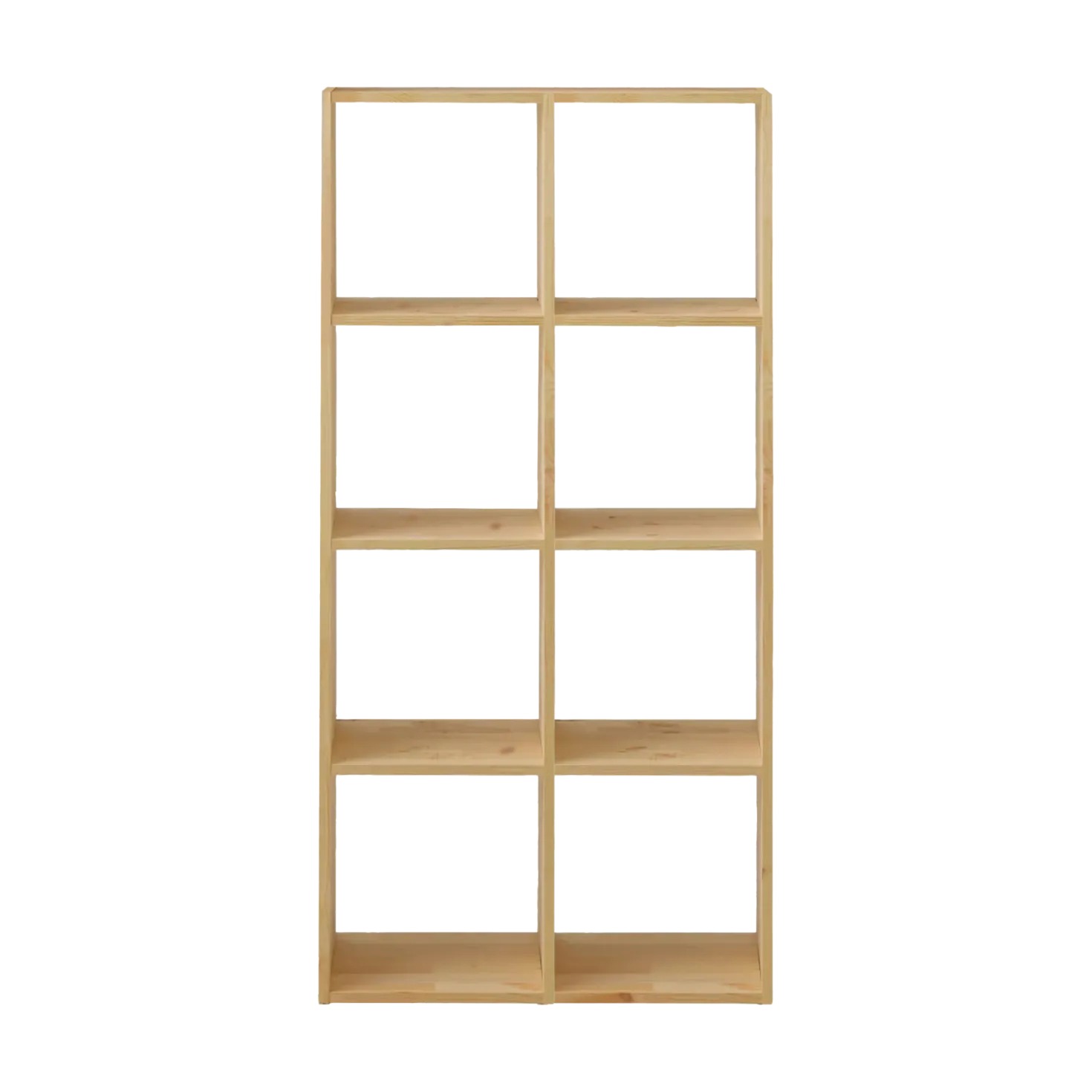 Etagère bois massif 8 cases Elio
