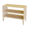 Etagère bois massif 2 cases horizontales Elio