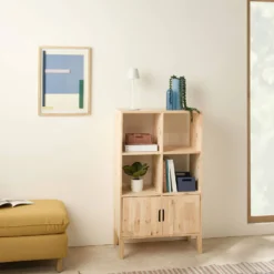 Etagère bois massif 2x3 cases Elio