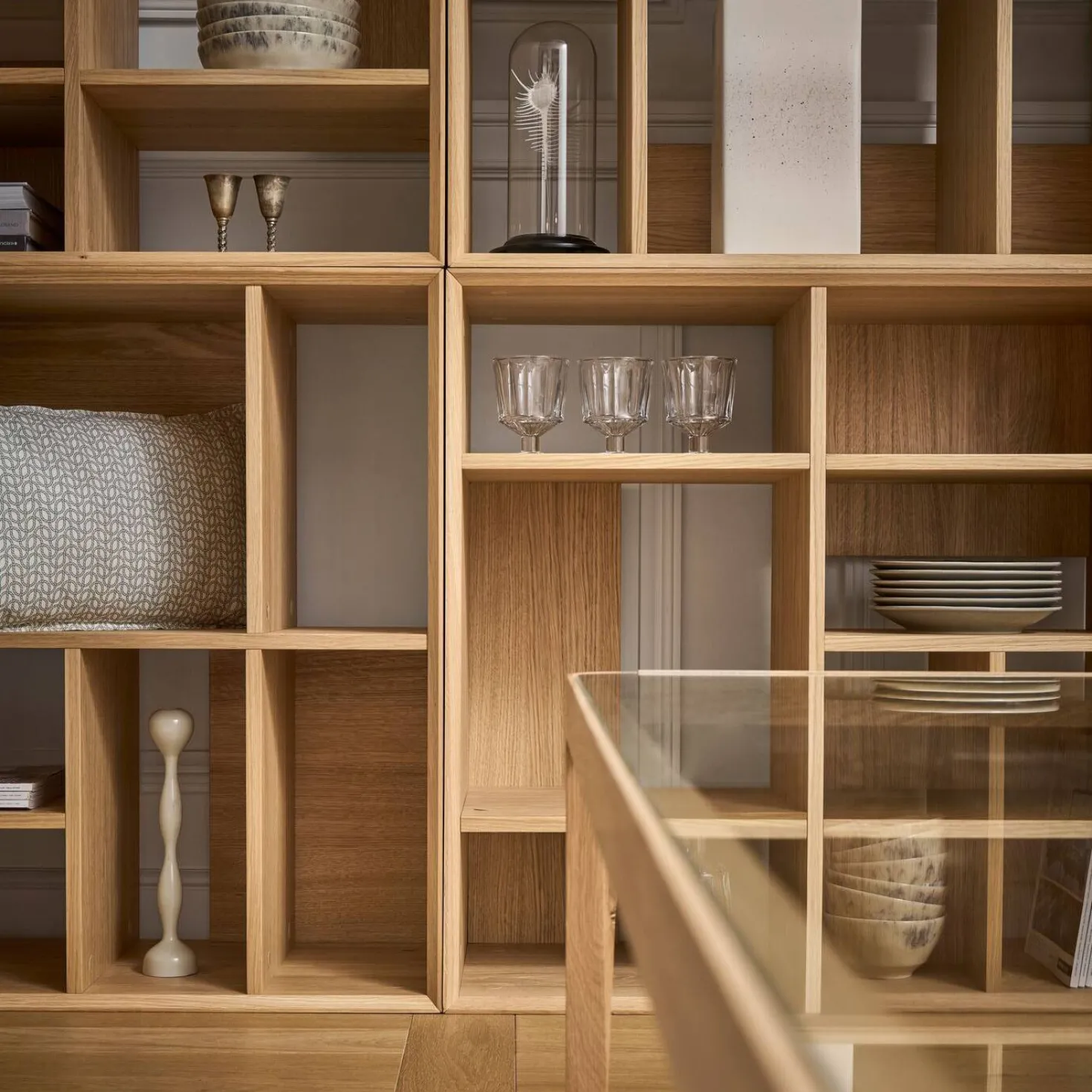 Etagère 6 modules bois Albane