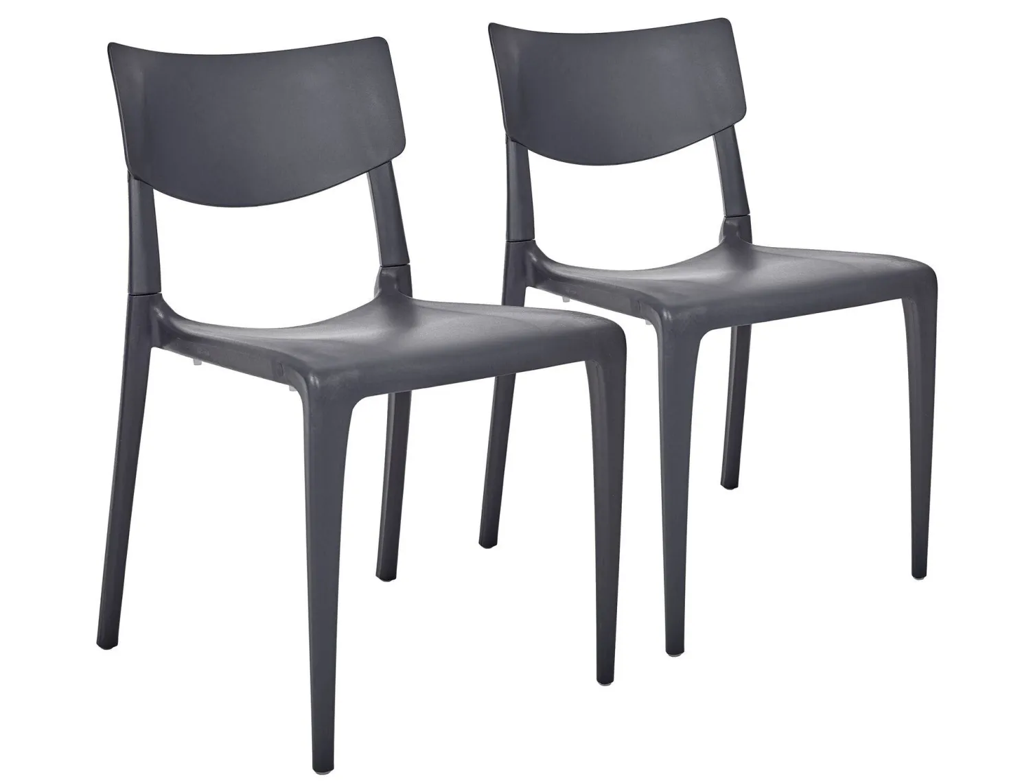 EZPELETA Lot de 2 Chaises Empilables Town