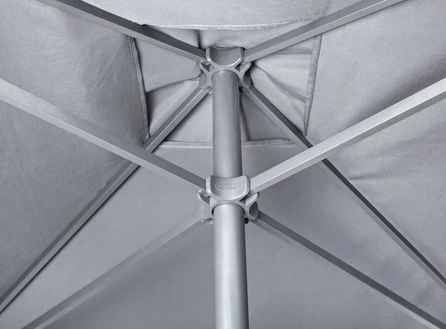 EZPELETA Parasol 250 x 250 cm Eolo en Aluminium