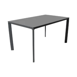 EZPELETA Table Rectangulaire 160 x 90 cm Meet en Aluminium