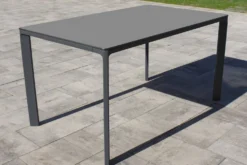 EZPELETA Table Rectangulaire 160 x 90 cm Meet en Aluminium