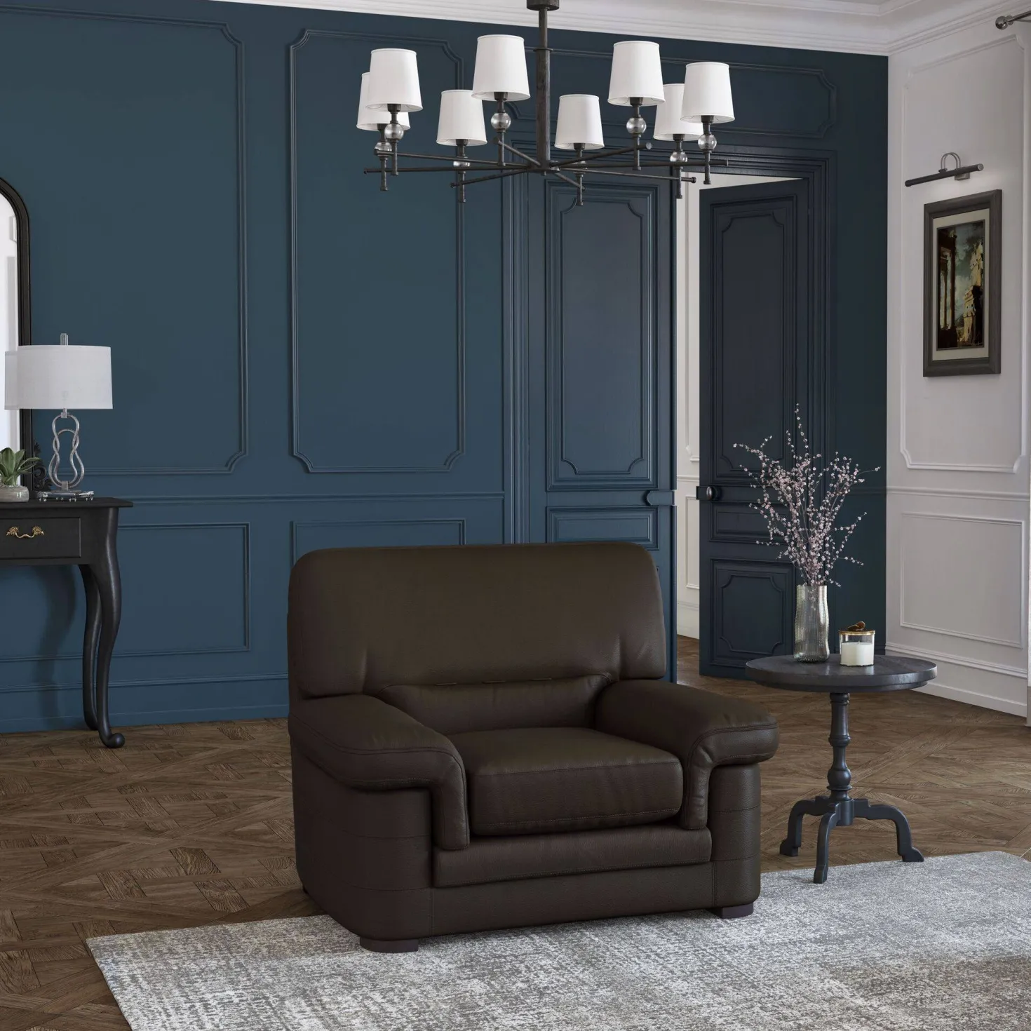 Fauteuil cuir Melbourne