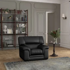 Fauteuil cuir Valentina