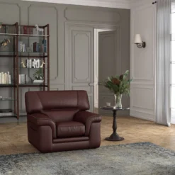 Fauteuil cuir Valentina