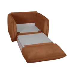 Fauteuil déplimousse velours côtelé Onyx