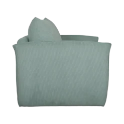 Fauteuil déplimousse velours côtelé Onyx