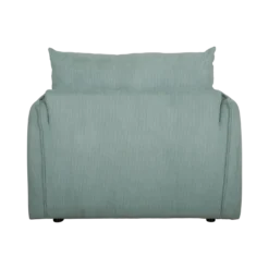 Fauteuil déplimousse velours côtelé Onyx
