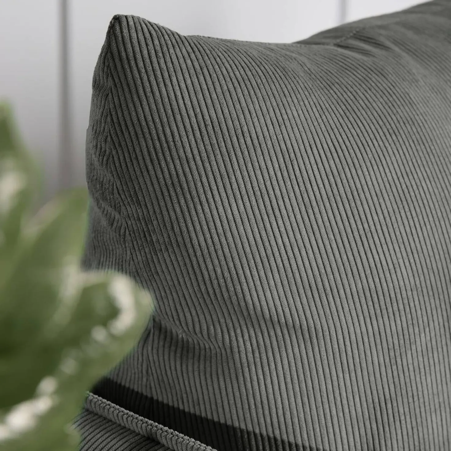 Fauteuil déplimousse velours côtelé Onyx