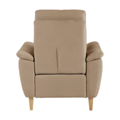 Fauteuil relax électrique coton lin Bergen