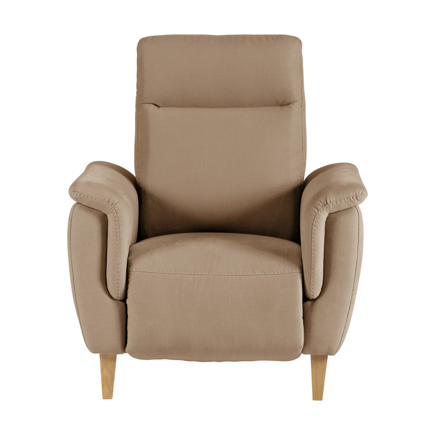 Fauteuil relax électrique coton lin Bergen
