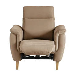 Fauteuil relax électrique coton lin Bergen