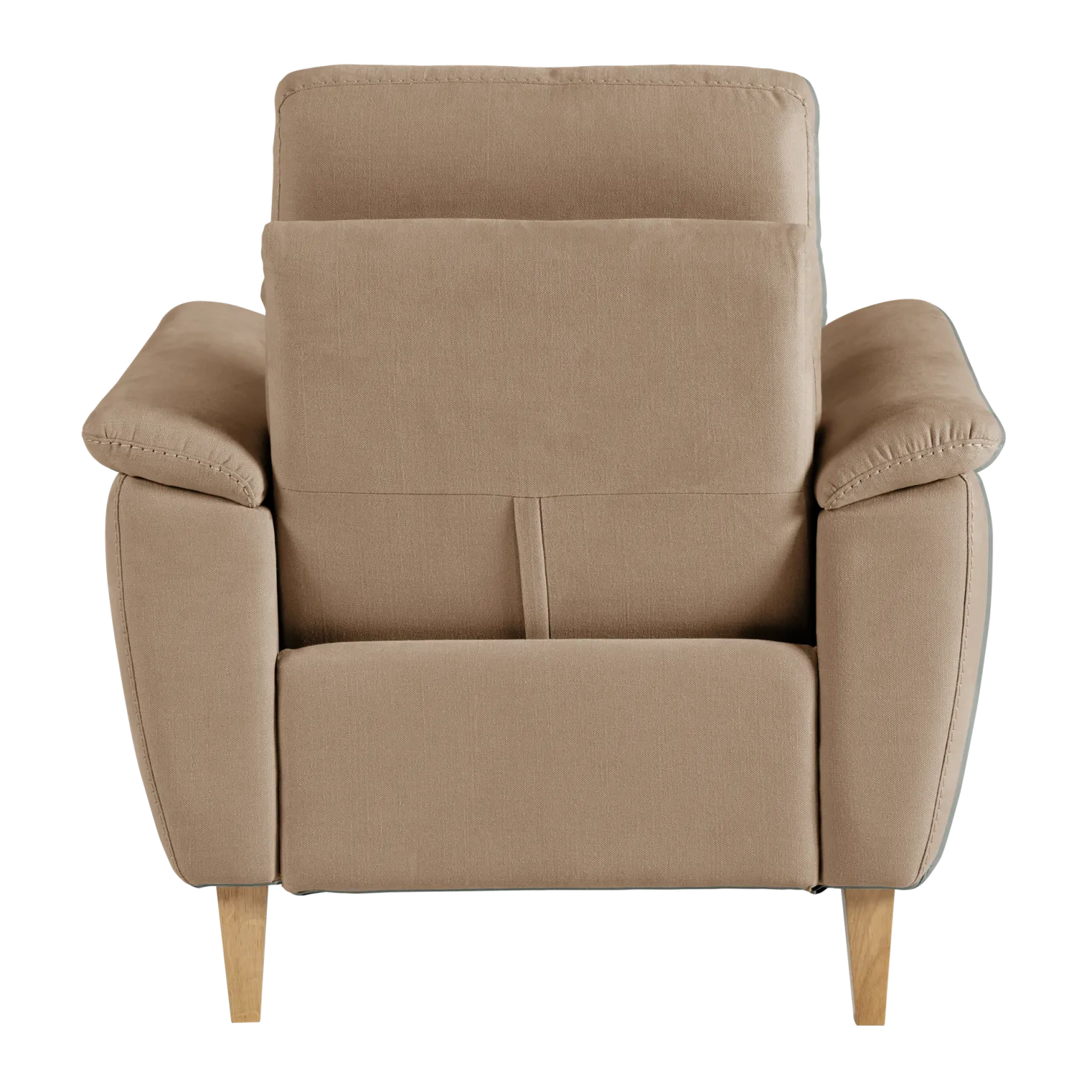 Fauteuil relax électrique coton lin Bergen