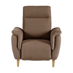 Fauteuil relax électrique coton lin Bergen