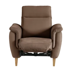 Fauteuil relax électrique coton lin Bergen