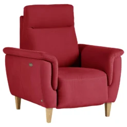 Fauteuil relax électrique coton lin Bergen