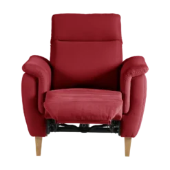 Fauteuil relax électrique coton lin Bergen