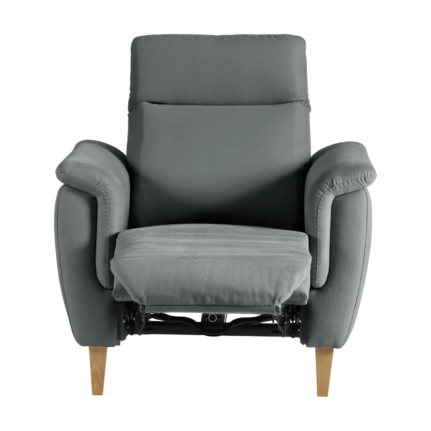 Fauteuil relax électrique coton lin Bergen