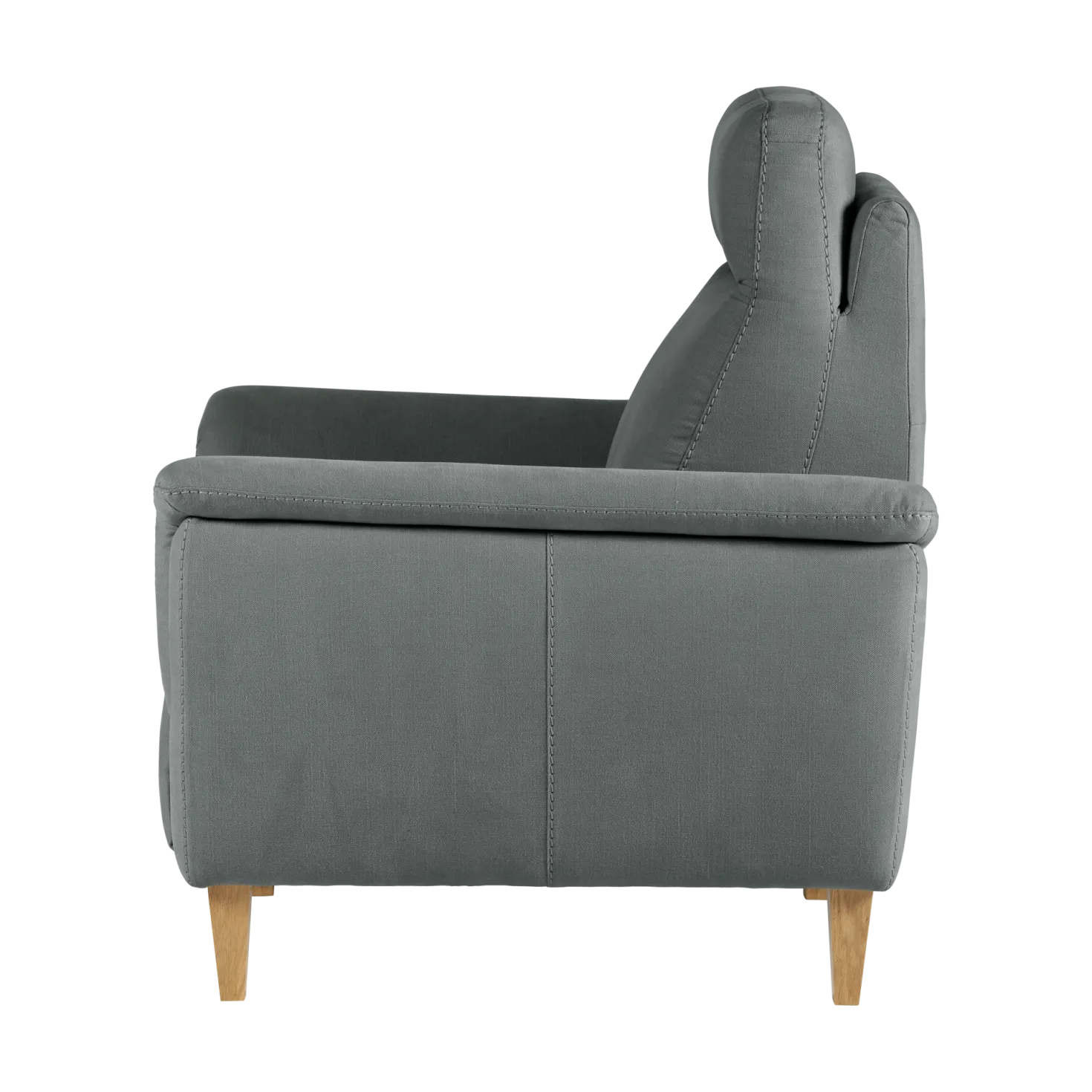 Fauteuil relax électrique coton lin Bergen