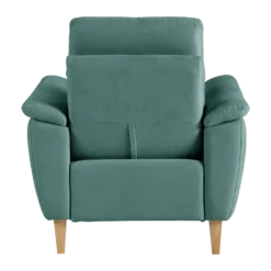 Fauteuil relax électrique coton lin Bergen