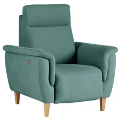 Fauteuil relax électrique coton lin Bergen