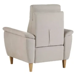 Fauteuil relax électrique coton lin Bergen