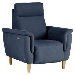 Fauteuil relax électrique coton lin Bergen