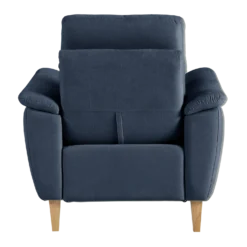 Fauteuil relax électrique coton lin Bergen