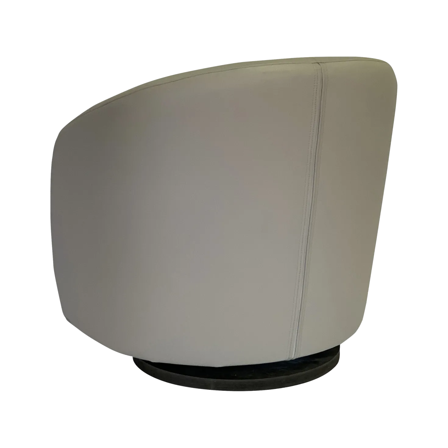 Fauteuil relax pivotant cuir Colin