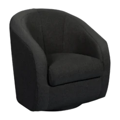 Fauteuil relax pivotant tissu Colin