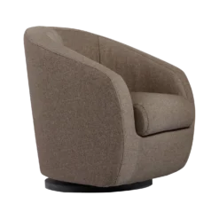 Fauteuil relax pivotant tissu Colin