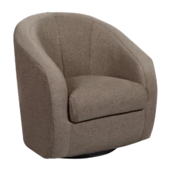Fauteuil relax pivotant tissu Colin