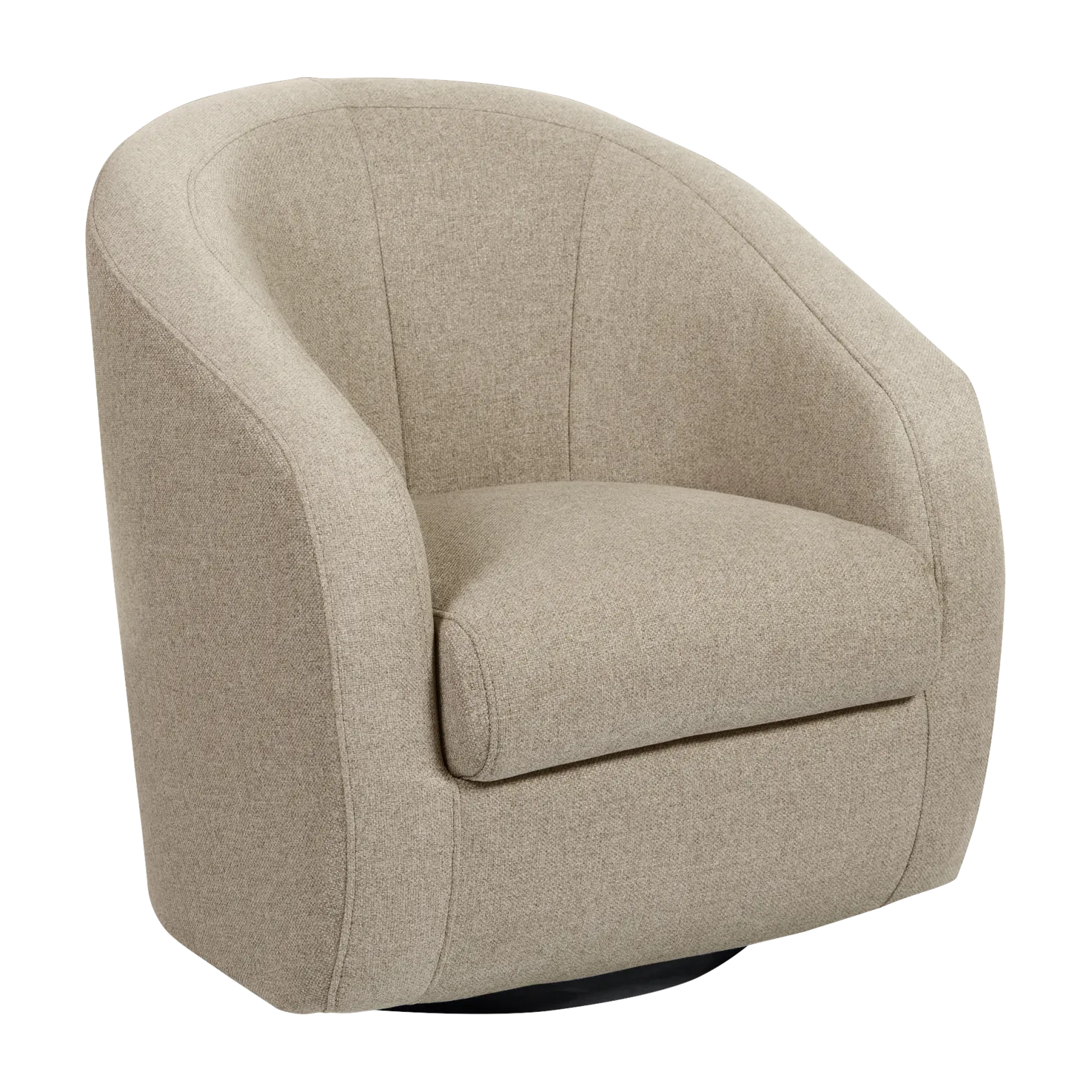 Fauteuil relax pivotant tissu Colin