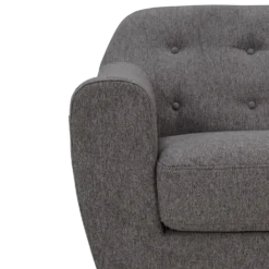 Fauteuil tissu chiné Agathe
