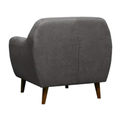 Fauteuil tissu chiné Agathe