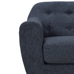 Fauteuil tissu chiné Agathe