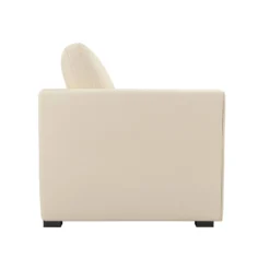 Fauteuil tissu coton déhoussable Marbella