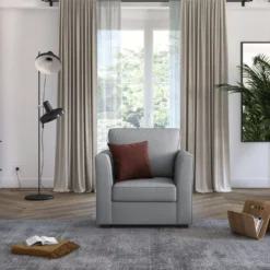 Fauteuil tissu coton déhoussable Marbella