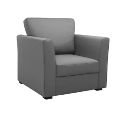 Fauteuil tissu coton déhoussable Marbella