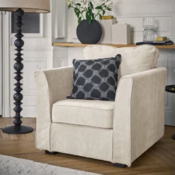 Fauteuil tissu déhoussable Marbella