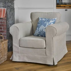 Fauteuil tissu déhoussable Naxos