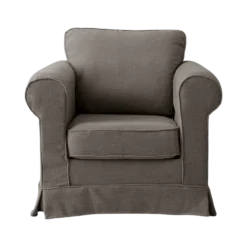 Fauteuil tissu déhoussable Naxos