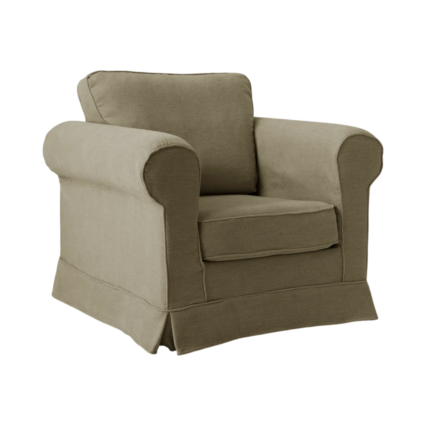 Fauteuil tissu déhoussable Naxos